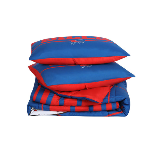 Buffalo Bills Crosser Comforter Set Full/Queen - Logo Brands - Flyclothing LLC