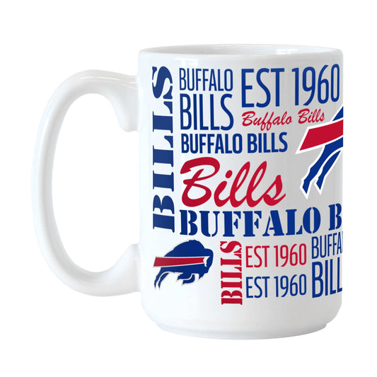 Buffalo Bills 15oz Spirit Sublimated Mug - Logo Brands - Flyclothing LLC
