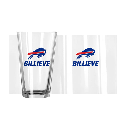 Buffalo Bills 16oz Slogan Pint Glass - Logo Brands - Flyclothing LLC