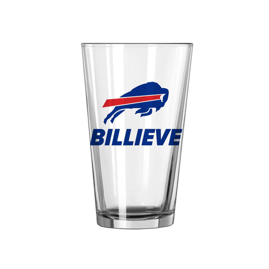Buffalo Bills 16oz Slogan Pint Glass - Logo Brands - Flyclothing LLC