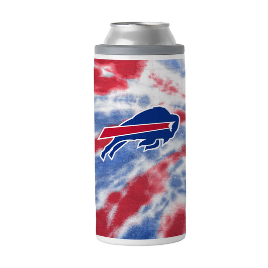 Buffalo Bills 12oz Tie Dye Slim Can Coolie - Logo Brands - Flyclothing LLC