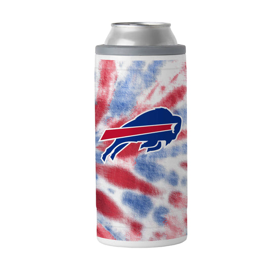 Buffalo Bills 12oz Tie Dye Slim Can Coolie - Logo Brands - Flyclothing LLC