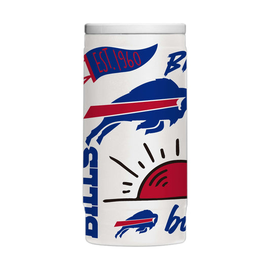 Buffalo Bills 12oz Native Powdercoat SlimCan Coolie - Logo Brands - Flyclothing LLC