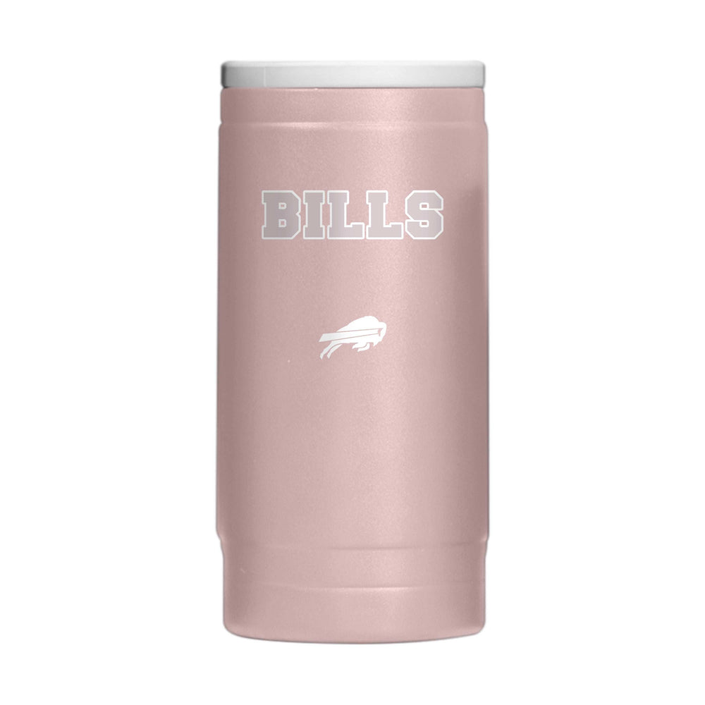 Buffalo Bills Stencil Powder Coat Slim Can Coolie - Logo Brands - Flyclothing LLC