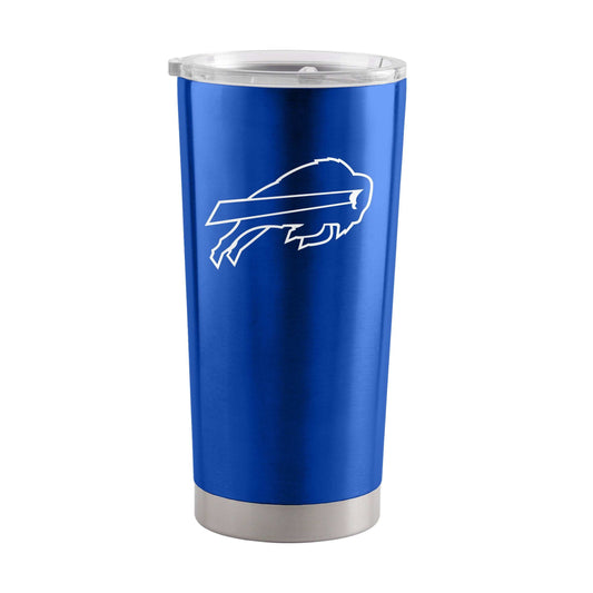 Buffalo Bills 1 Color 20oz Gameday Stainless Tumbler - Logo Brands - Flyclothing LLC