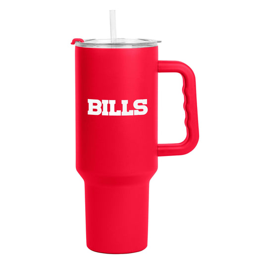 Buffalo Bills Red 40oz Flipside Powder Coat Tumbler - Logo Brands - Flyclothing LLC