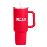 Buffalo Bills Red 40oz Flipside Powder Coat Tumbler - Logo Brands - Flyclothing LLC