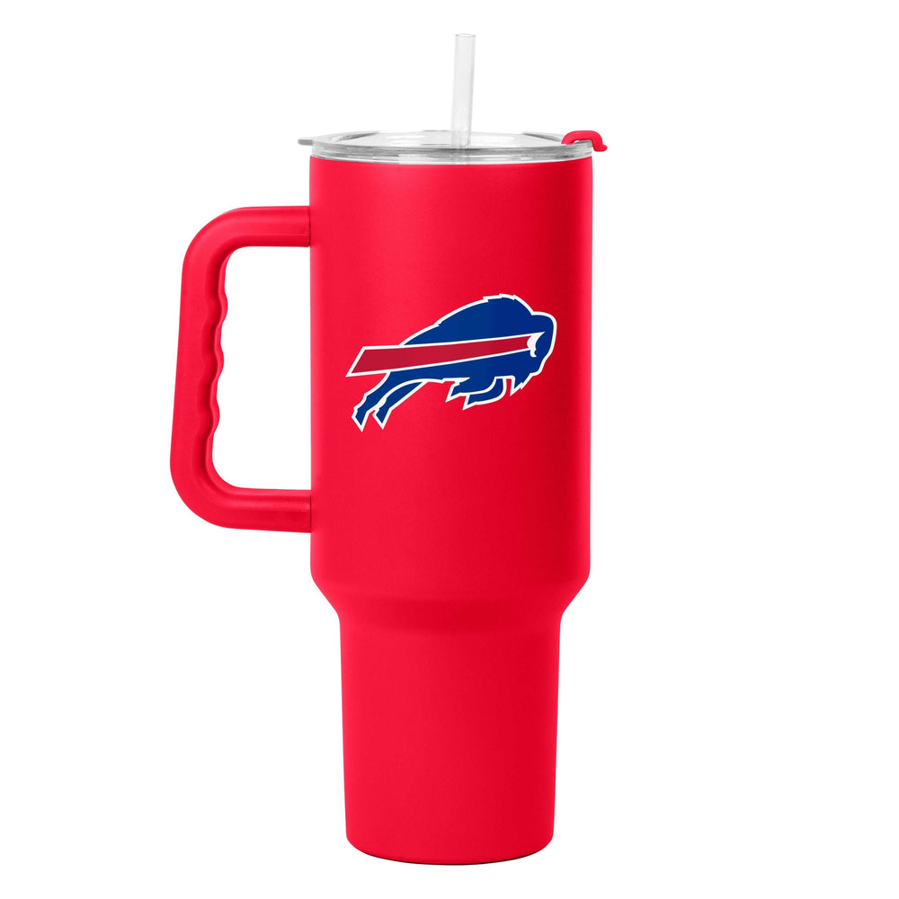 Buffalo Bills Red 40oz Flipside Powder Coat Tumbler - Logo Brands - Flyclothing LLC