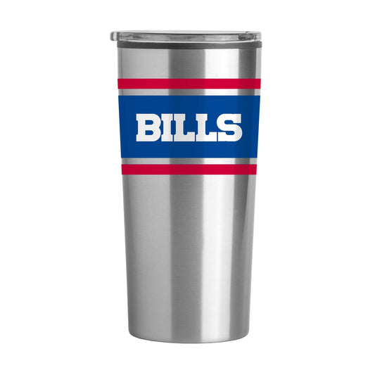 Buffalo Bills Stripe 20 oz Fusion Tumbler - Logo Brands - Flyclothing LLC