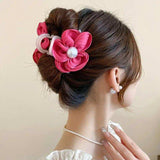 Flower Acrylic Hair Claw Clip - Trendsi - Flyclothing LLC