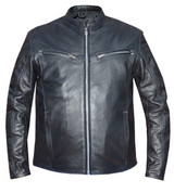 Stealth - Men's Premium Leather Motorcycle Jacket