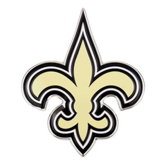 New Orleans Saints Heavy Duty Aluminum Embossed Color Emblem - New Orleans Saints