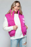 Snobbish Fine Fur Lining Quilted Vest - Trendsi