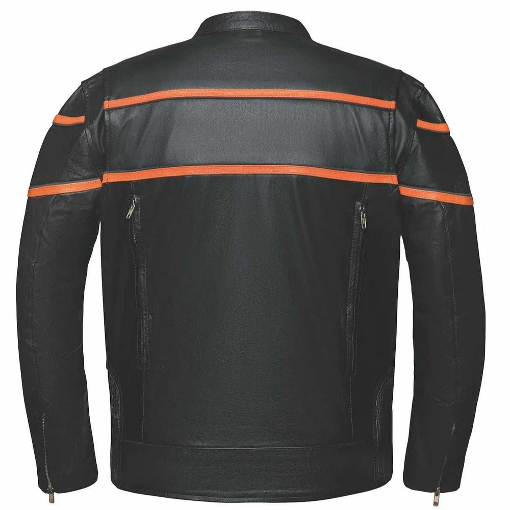 Fury - Mens Premium Leather Jacket - Unik Just for Bikers - Flyclothing LLC