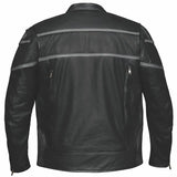 Viper - Men's Premium Leather Motorcycle Jacket - Unik Just for Bikers - Flyclothing LLC