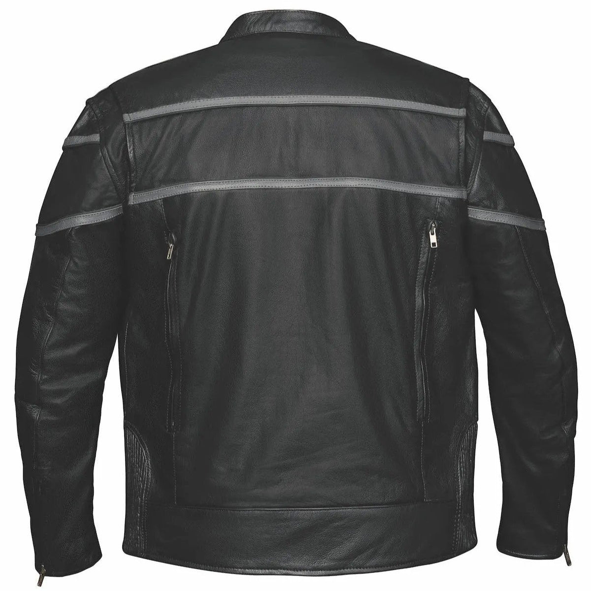 Viper - Men's Premium Leather Motorcycle Jacket - Unik Just for Bikers - Flyclothing LLC