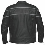 Viper - Men's Premium Leather Motorcycle Jacket - Unik Just for Bikers - Flyclothing LLC