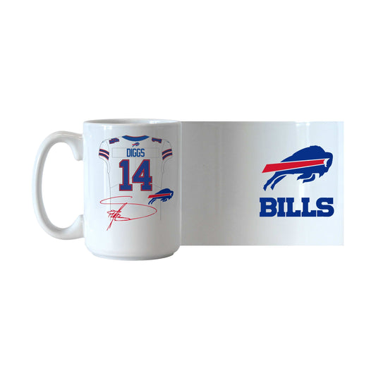 Buffalo Bills 15oz Stefon Diggs Jersey Sublimated Mug - Logo Brands - Flyclothing LLC
