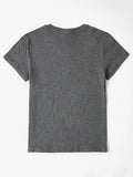 Graphic Round Neck Short Sleeve T-Shirt - Trendsi