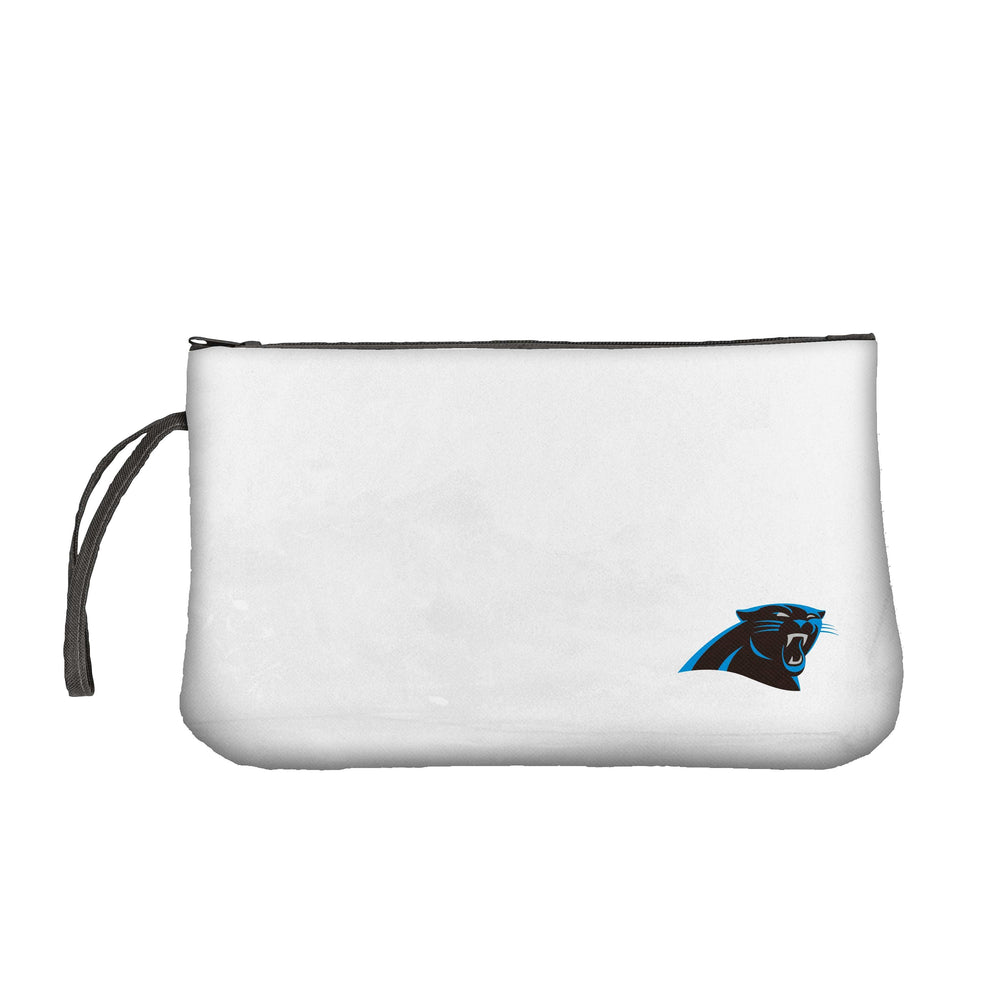 Carolina Panthers Clear Wristlet - Logo Brands - Flyclothing LLC