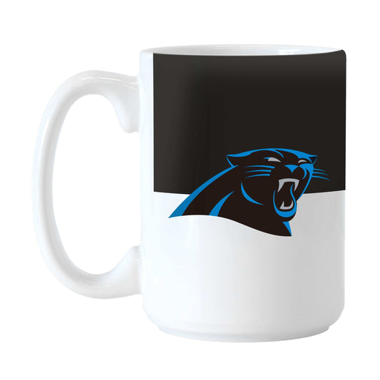 Carolina Panthers 15oz Colorblock Sublimated Mug - Logo Brands - Flyclothing LLC