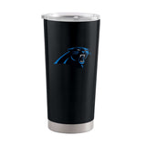 Carolina Panthers-Letterman-20oz Stainless Tumbler - Logo Brands - Flyclothing LLC