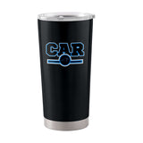 Carolina Panthers-Letterman-20oz Stainless Tumbler - Logo Brands - Flyclothing LLC