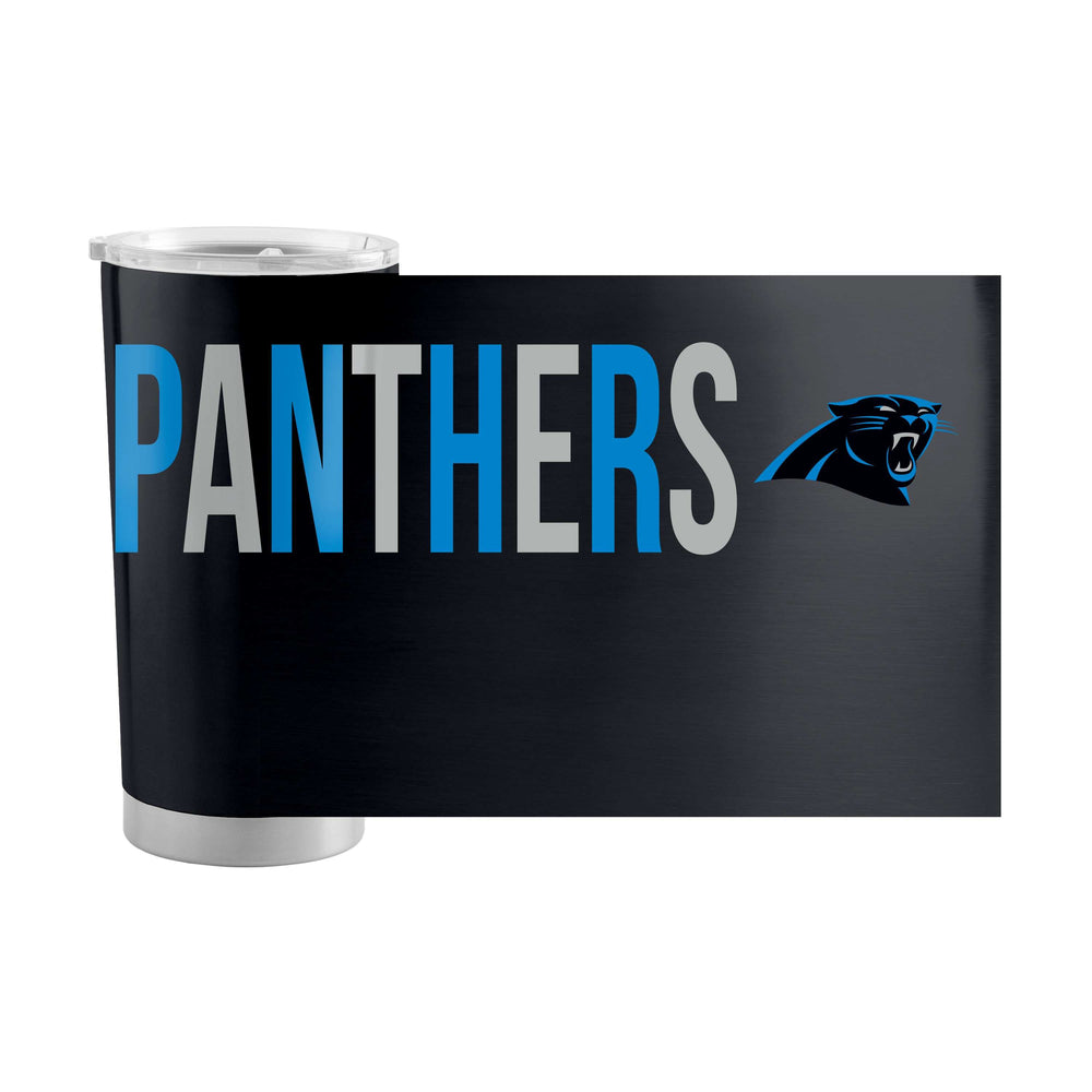 Carolina Panthers-Overtime-20oz Stainless Tumbler - Logo Brands - Flyclothing LLC