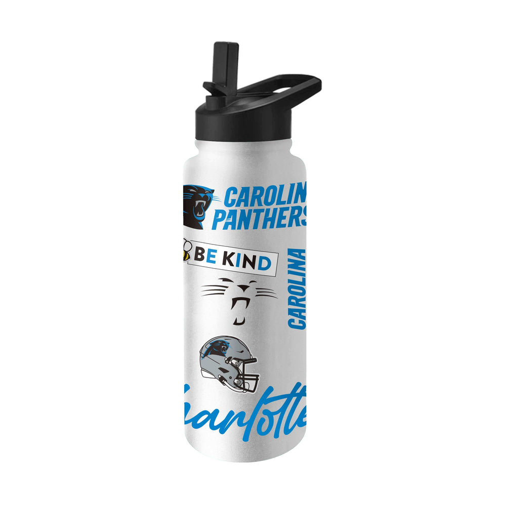 Carolina Panthers 34oz Native Quencher Bottle - Logo Brands - Flyclothing LLC