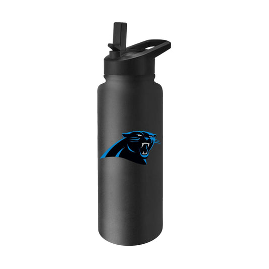 Carolina Panthers Logo 34 oz Quencher Stainless Bottle - Logo Brands - Flyclothing LLC