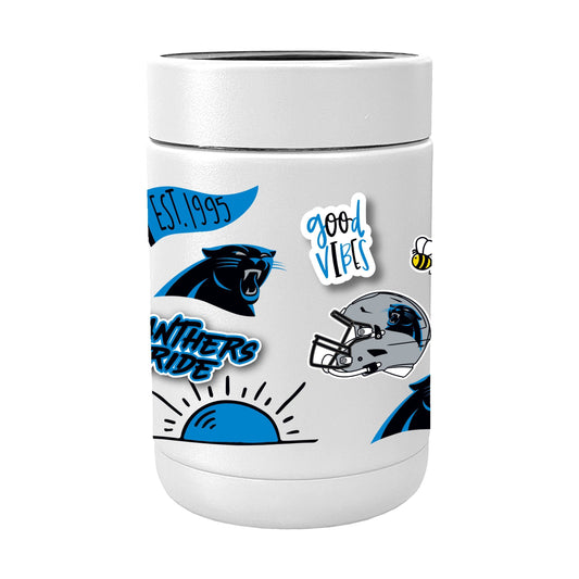 Carolina Panthers Powder Native Coat Coolie - Logo Brands - Flyclothing LLC