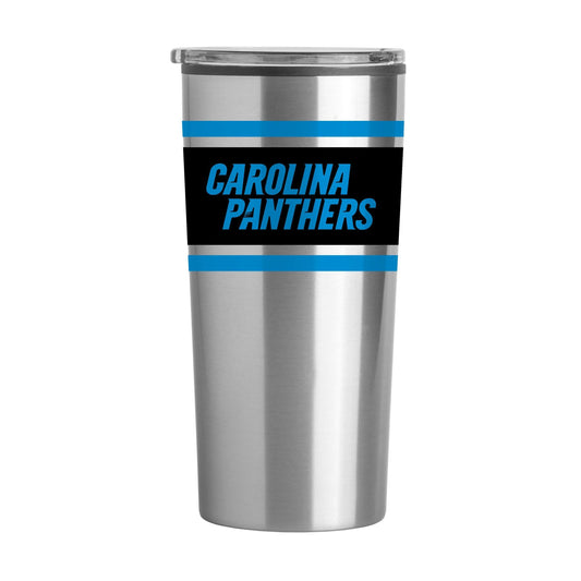 Carolina Panthers Stripe 20 oz Fusion Tumbler - Logo Brands - Flyclothing LLC