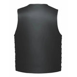 Madrid - Men's Premium Leather Motorcycle Vest - Unik Just for Bikers - Flyclothing LLC