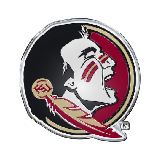 Florida State Seminoles Heavy Duty Aluminum Embossed Color Emblem - Florida State