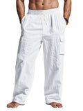 Men's Full Size Drawstring Pants with Pockets Plus Size - Trendsi - Flyclothing LLC