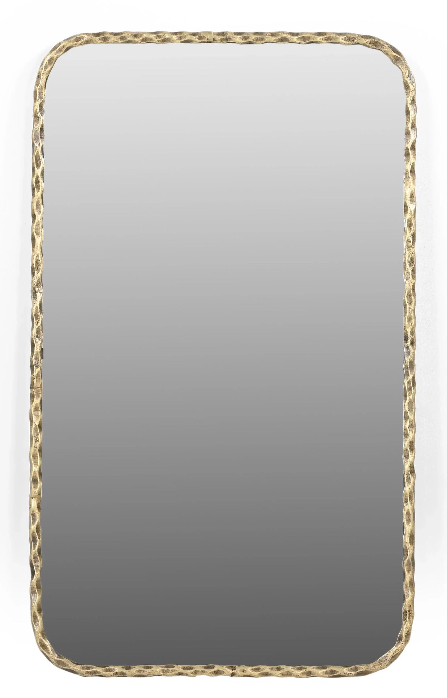 48" Brass Iron Framed Accent Mirror - Homeroots - Flyclothing LLC