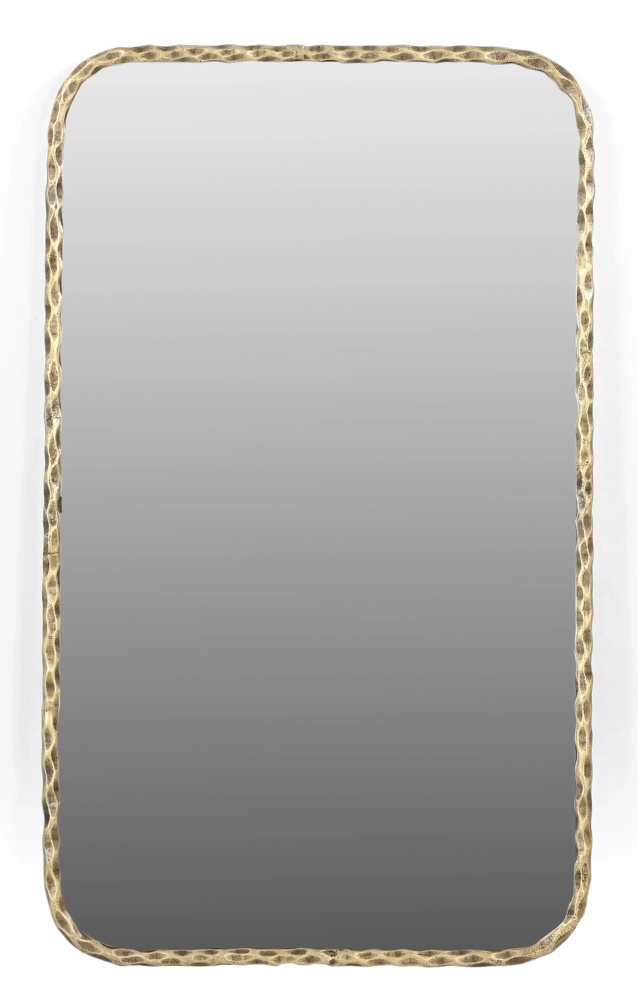 48" Brass Iron Framed Accent Mirror - Homeroots - Flyclothing LLC