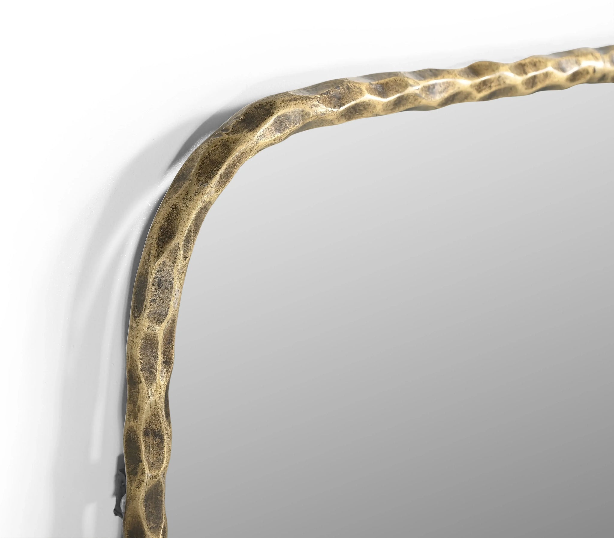 48" Brass Iron Framed Accent Mirror - Homeroots - Flyclothing LLC