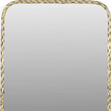 48" Brass Iron Framed Accent Mirror - Homeroots - Flyclothing LLC