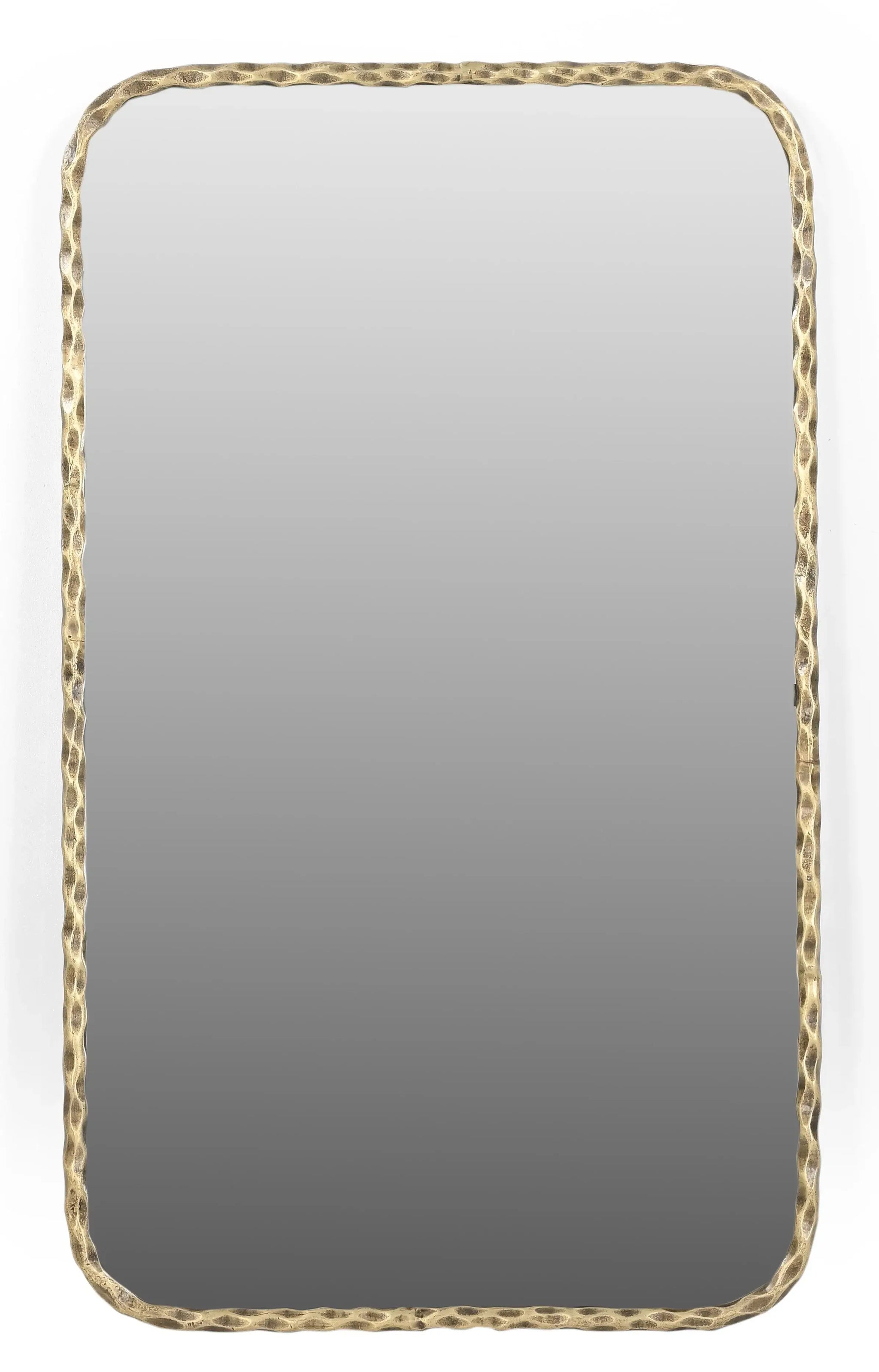 48" Brass Iron Framed Accent Mirror - Homeroots - Flyclothing LLC