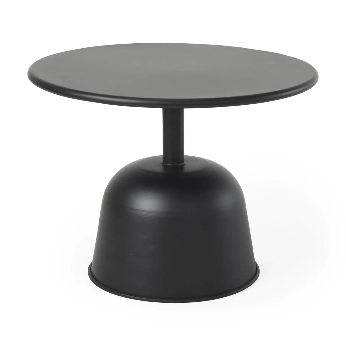 20" Black Iron and Metal Tray Table - Homeroots - Flyclothing LLC