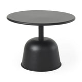 20" Black Iron and Metal Tray Table - Homeroots - Flyclothing LLC