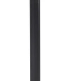 23" White and Black Stone and Metal Tray Table - Homeroots - Flyclothing LLC