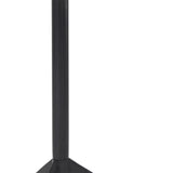 23" White and Black Stone and Metal Tray Table - Homeroots - Flyclothing LLC