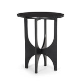 18" Black Iron and Metal Tray Table - Homeroots - Flyclothing LLC