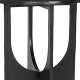 18" Black Iron and Metal Tray Table - Homeroots - Flyclothing LLC