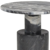 16" Gray Stone and Wood Tray Table - Homeroots - Flyclothing LLC