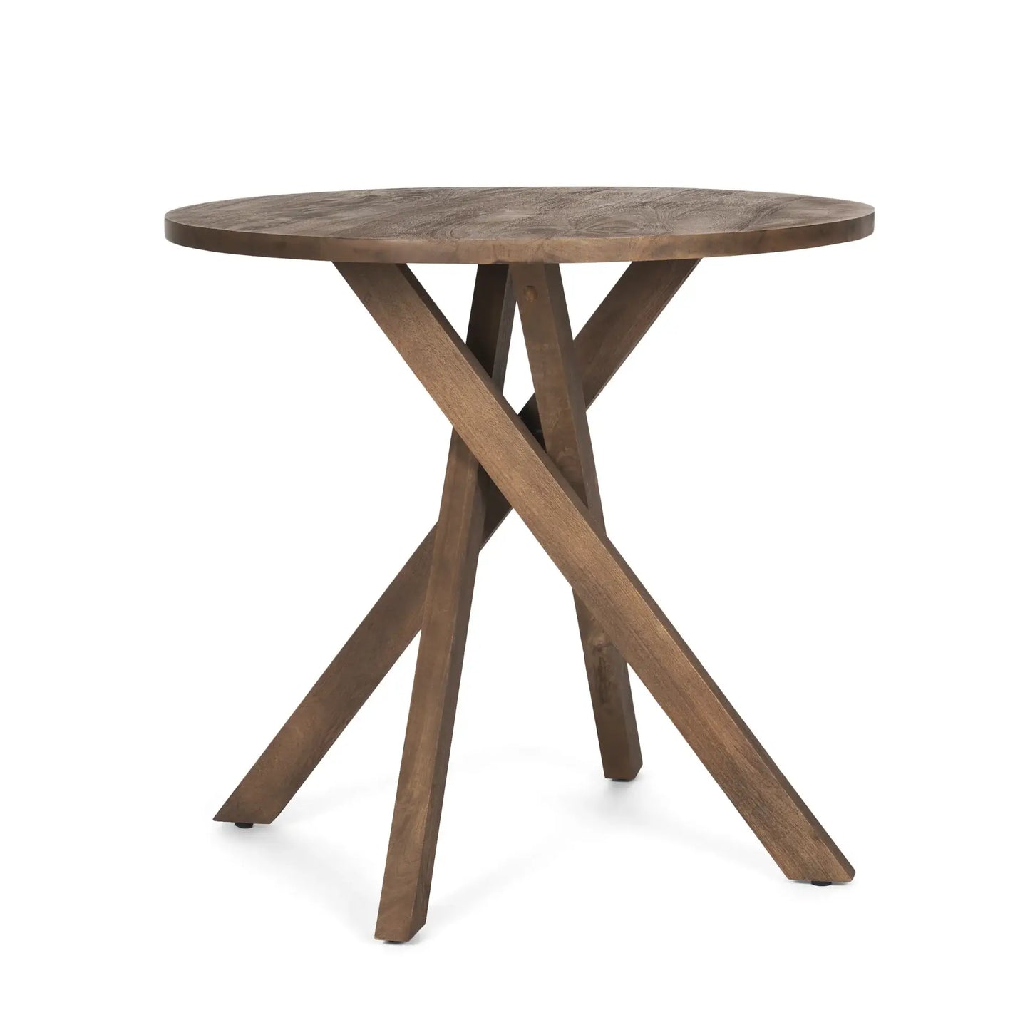 32" Brown Solid Wood and Wood Tray Table - Homeroots - Flyclothing LLC