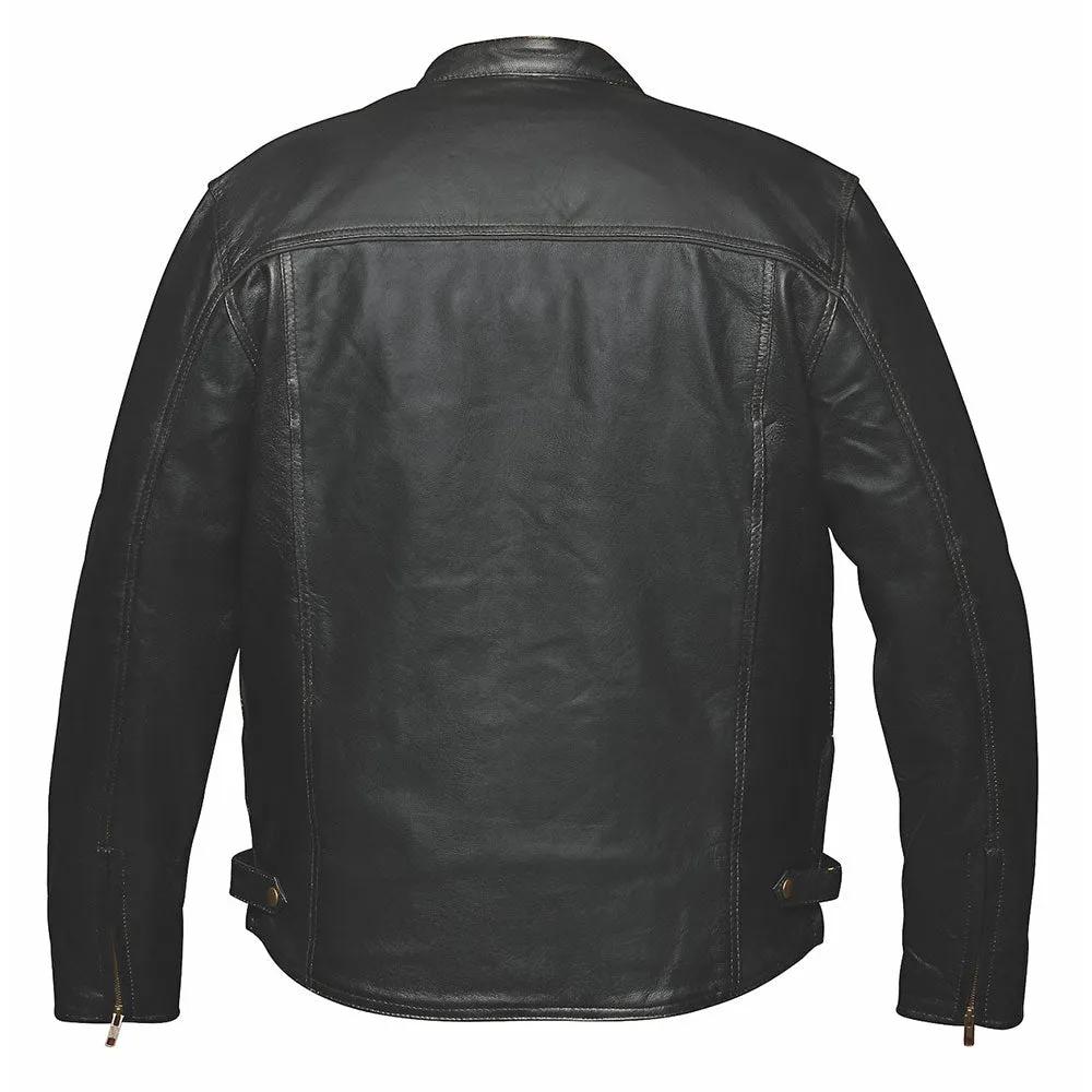 Cannonball - Men's Leather Motorcycle Jacket - Unik Just for Bikers - Flyclothing LLC