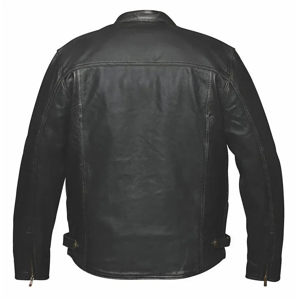 Cannonball - Men's Leather Motorcycle Jacket - Unik Just for Bikers - Flyclothing LLC